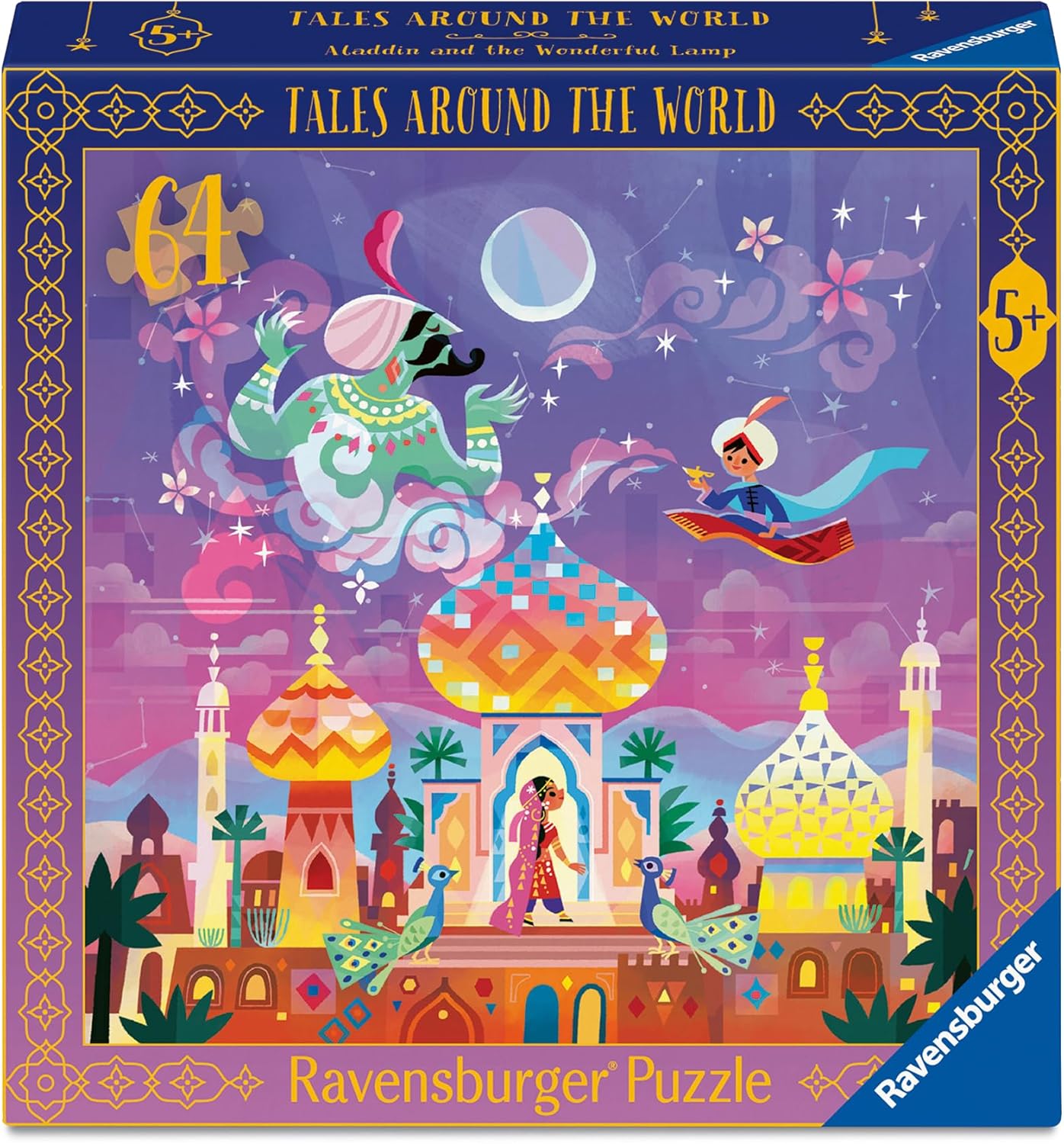 Ravensburger - Children's Puzzle - Tales Around The World - Aladdin and The Wonderful Lamp - from 5 Years Old Puzzle - Thick, Strong Cardboard - 12004207