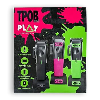 TPOB Play Barber Hair Clippers for Men 7500 RPM with Rubber