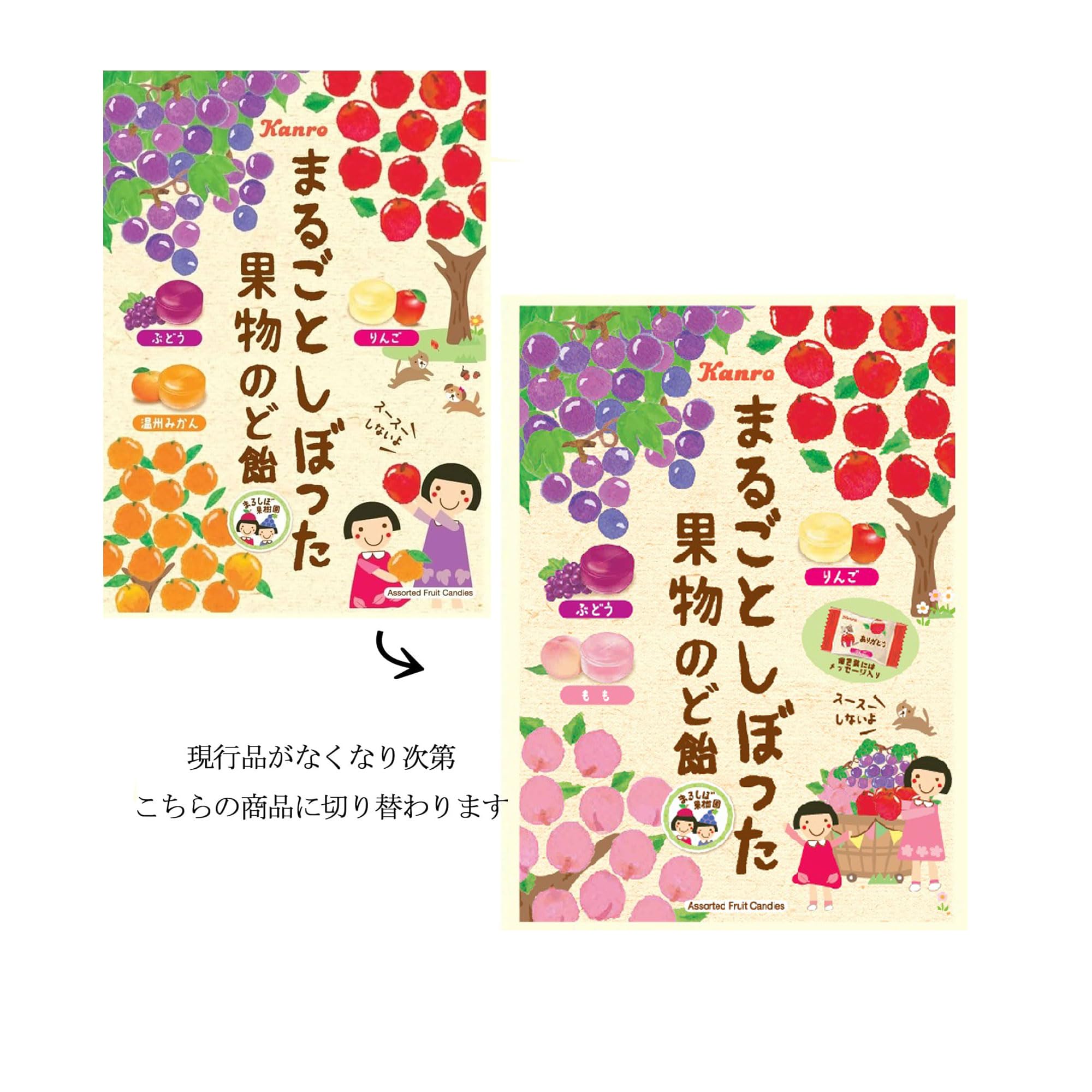 Amazon.co.jp: カンロ まるごとしぼった果物のど飴 80g : 食品・飲料・お酒