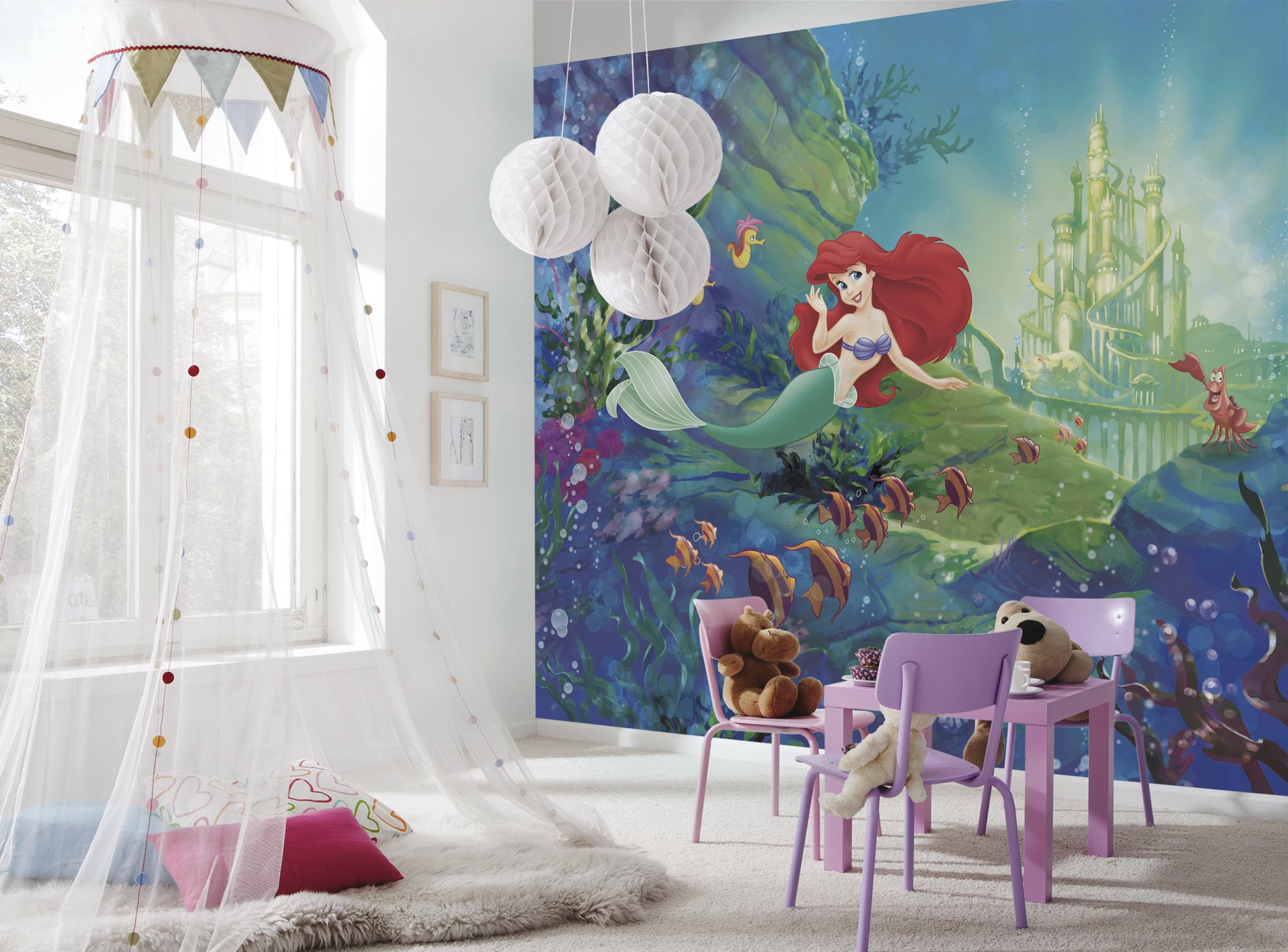 Papier Fototapete - Ariel' s Castle - Größe 368 x 254 cm