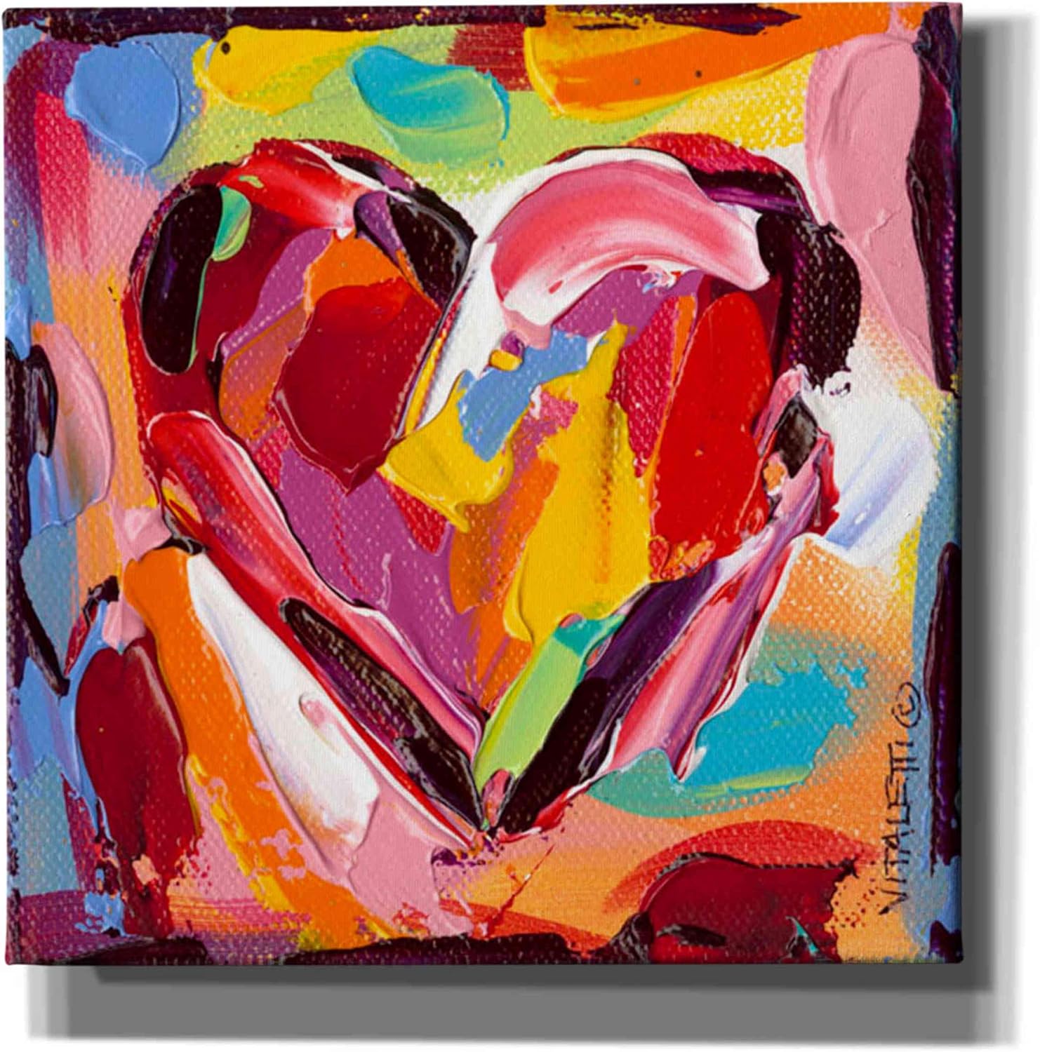 Epic Graffiti 'Colorful Expressions I' by Carolee Vitaletti Canvas Wall Art, 12"x12"