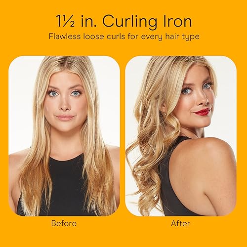 Miniatura 44 de Conair Instant Heat Plancha rizadora con barril de ¾ de pulgada que produce rizos densos, para uso en cabello corto a mediano