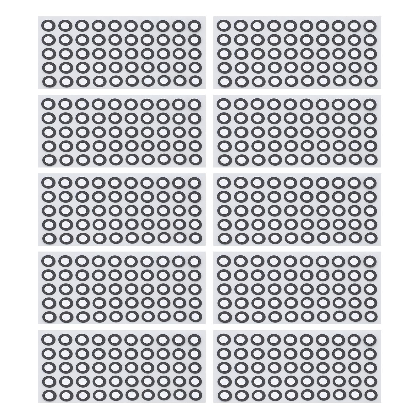 Ausla Marcador de Escaneo 3D, 1000pcs 6 Mm OD 10 Mm de Alta Reflexión de Reflexión Difusa Marcador de Adhesión para Escáneres 3D, Recopilación y Procesamiento de Datos Precisos