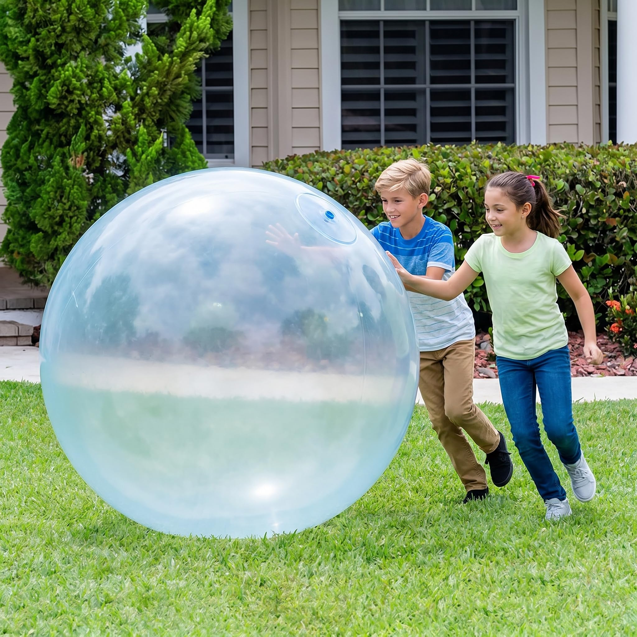 Super Bubble Ball, 47'' Giant Inflatable Ball, Inflatable Water Balloon