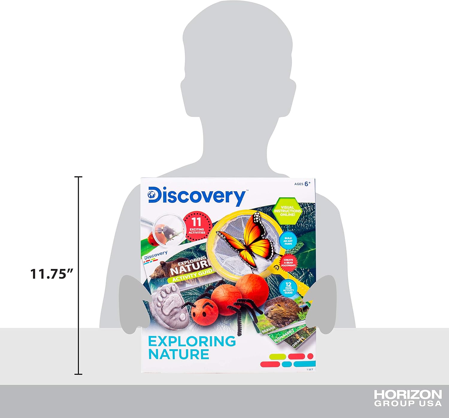 Discovery Exploring Nature, at-Home STEM Kits for Kids Age 6 and Up, Nature Experiments, Plant & Animal Activities, Nature Hunt, DIY Bug House : Toys & Games