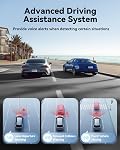 REDTIGER 4K Dash Cam Front, ADAS, Built-in WiFi GPS, Mini Car Dash Camera with G Sensor, 24H Parking Monitor, Free 32GB Memory Card, APP Control, Loop Recording, Night Vision(F9 Lite)