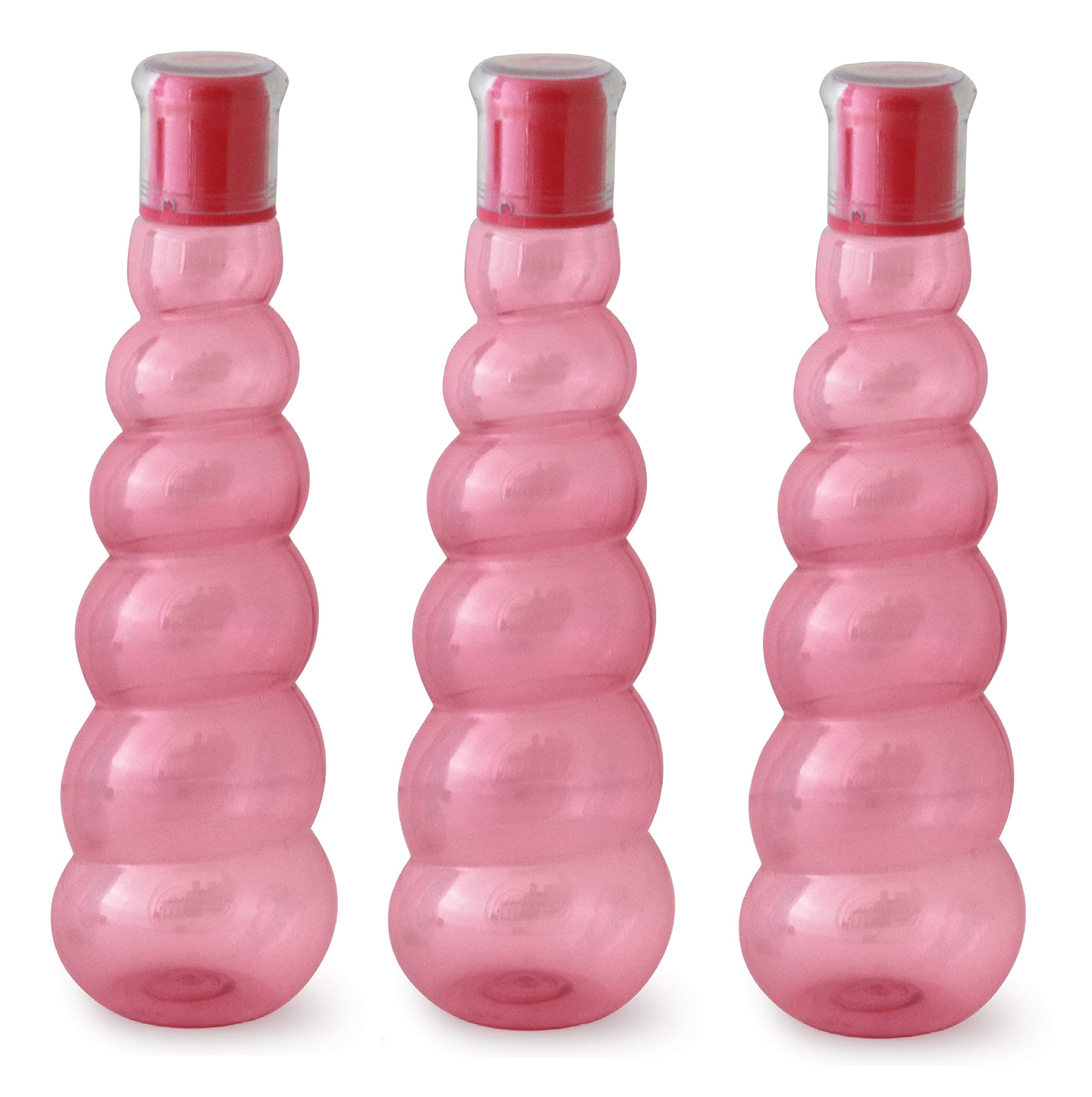 Masterware Shank Pink-3 Water Bottle with 1000ml.(Pack of 3)