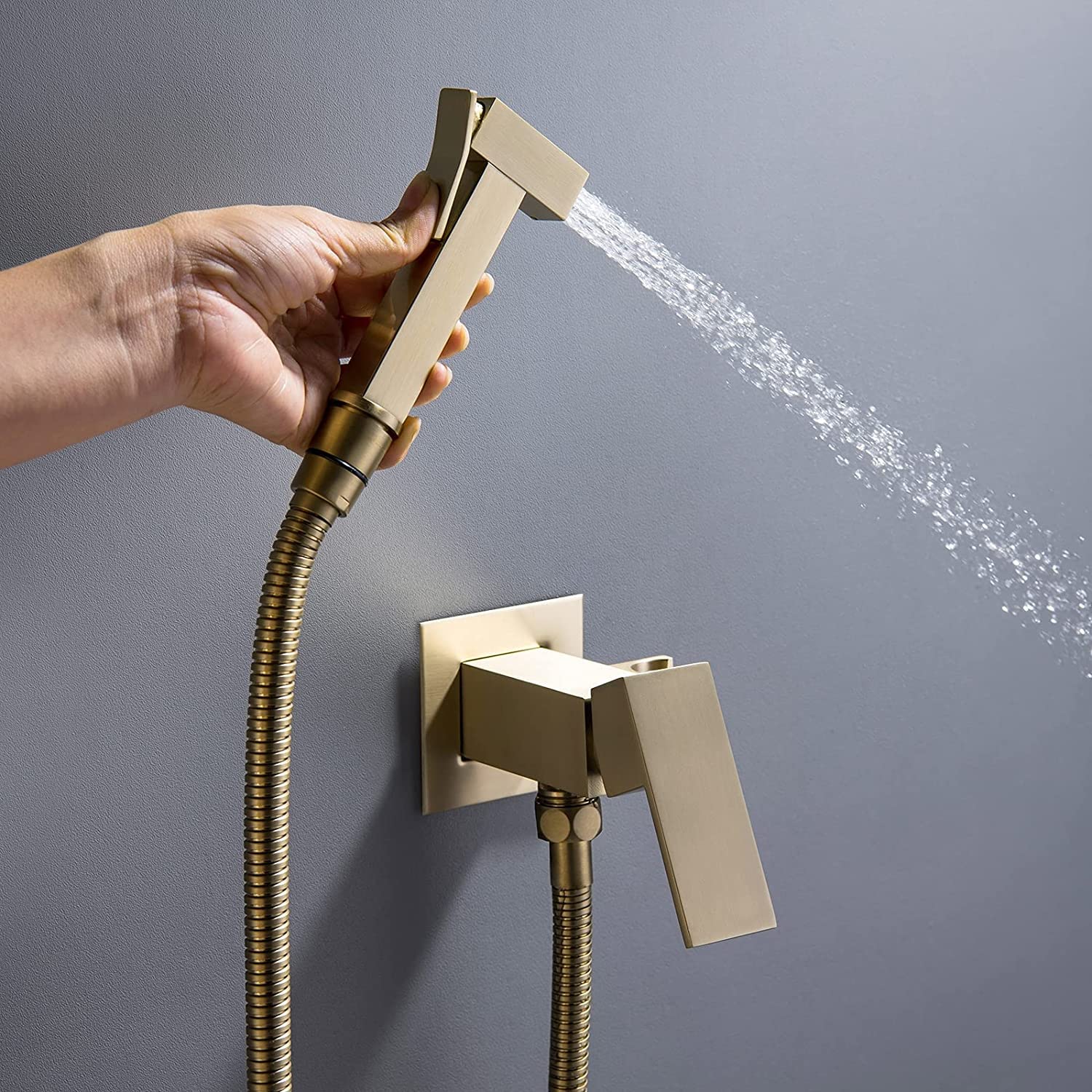 ToiletSpray Przenośny zestaw opryskiwacza do toalety, mosiężny zestaw rozpylacza do pieluch z pojedynczym uchwytem Podkładka do pieluch dla dzieci Przenośny opryskiwacz do ciepłej i zimnej wody z