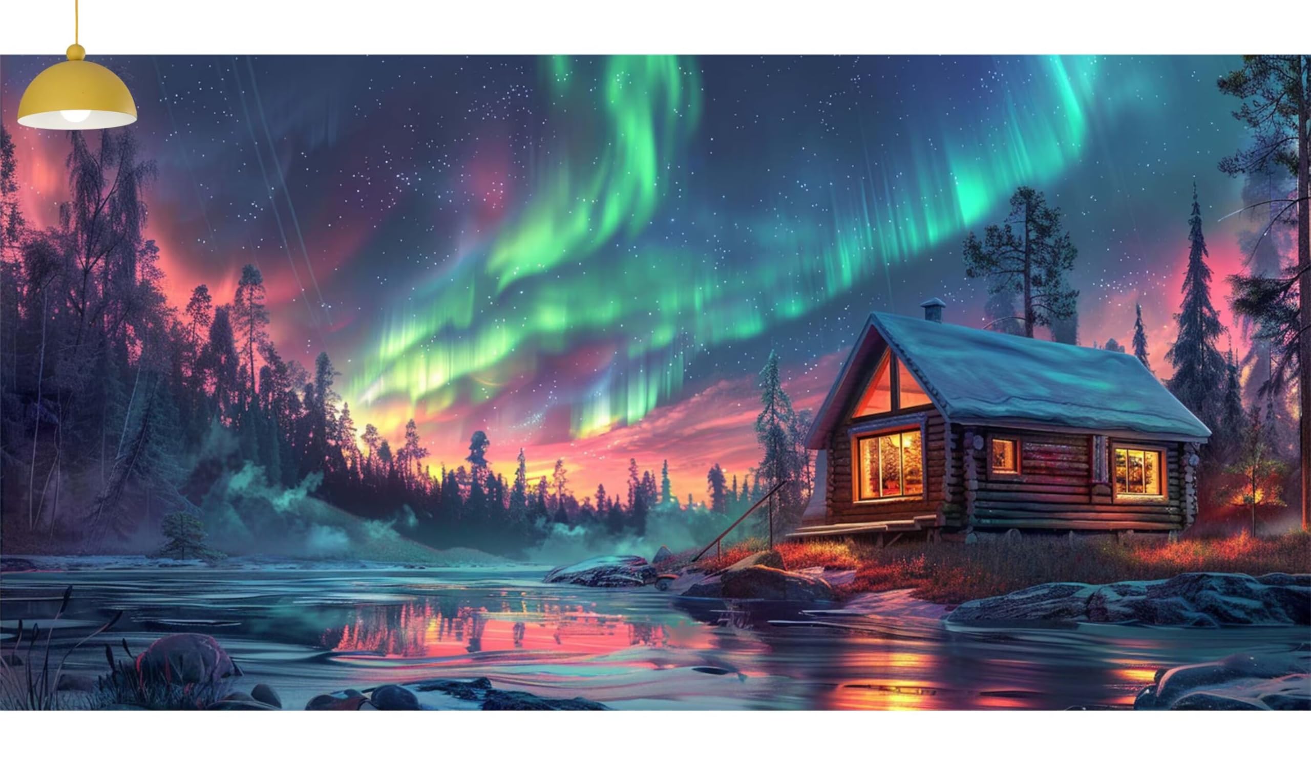 Aurora Diamond Art Forest Diamond Painting Arts and Crafts dla dorosłych, zestaw do malowania diamentami 5D, dorosłych, Crysta, haft krzyżykowy, rękodzieło, obrazy, zestaw do haftowania dla