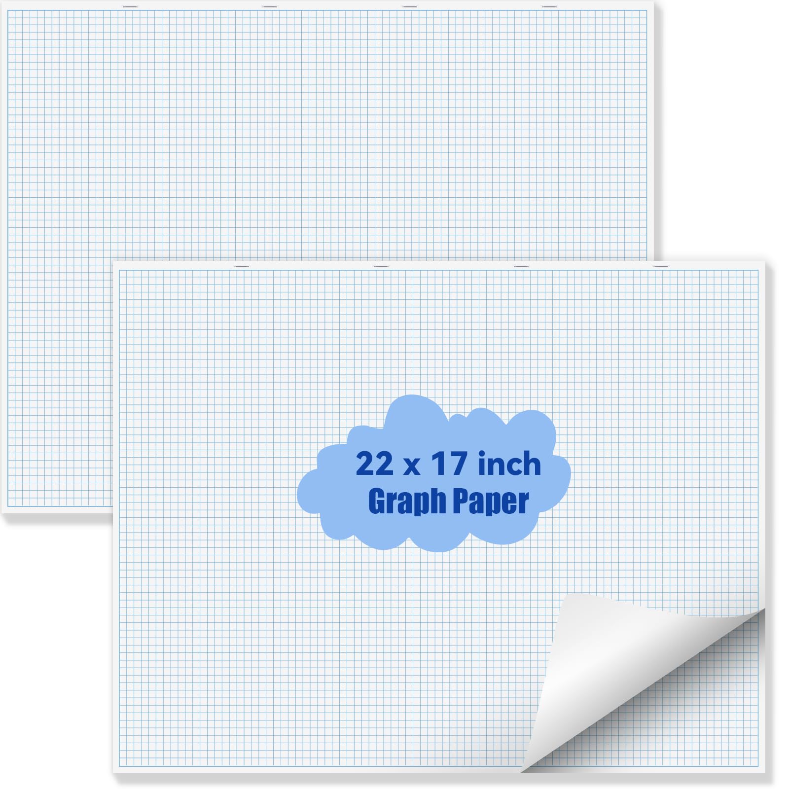 Papier quadrillé 4x4 grand format pour dessiner vos blueprints d'architecture - 7
