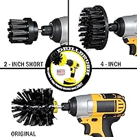 Vista 24 de Drillbrush Cepillo de fregar - Accesorio para cepillo de taladro - Limpieza de piedras - Cepillo de limpieza profunda - Cepillo limpiador de Azul