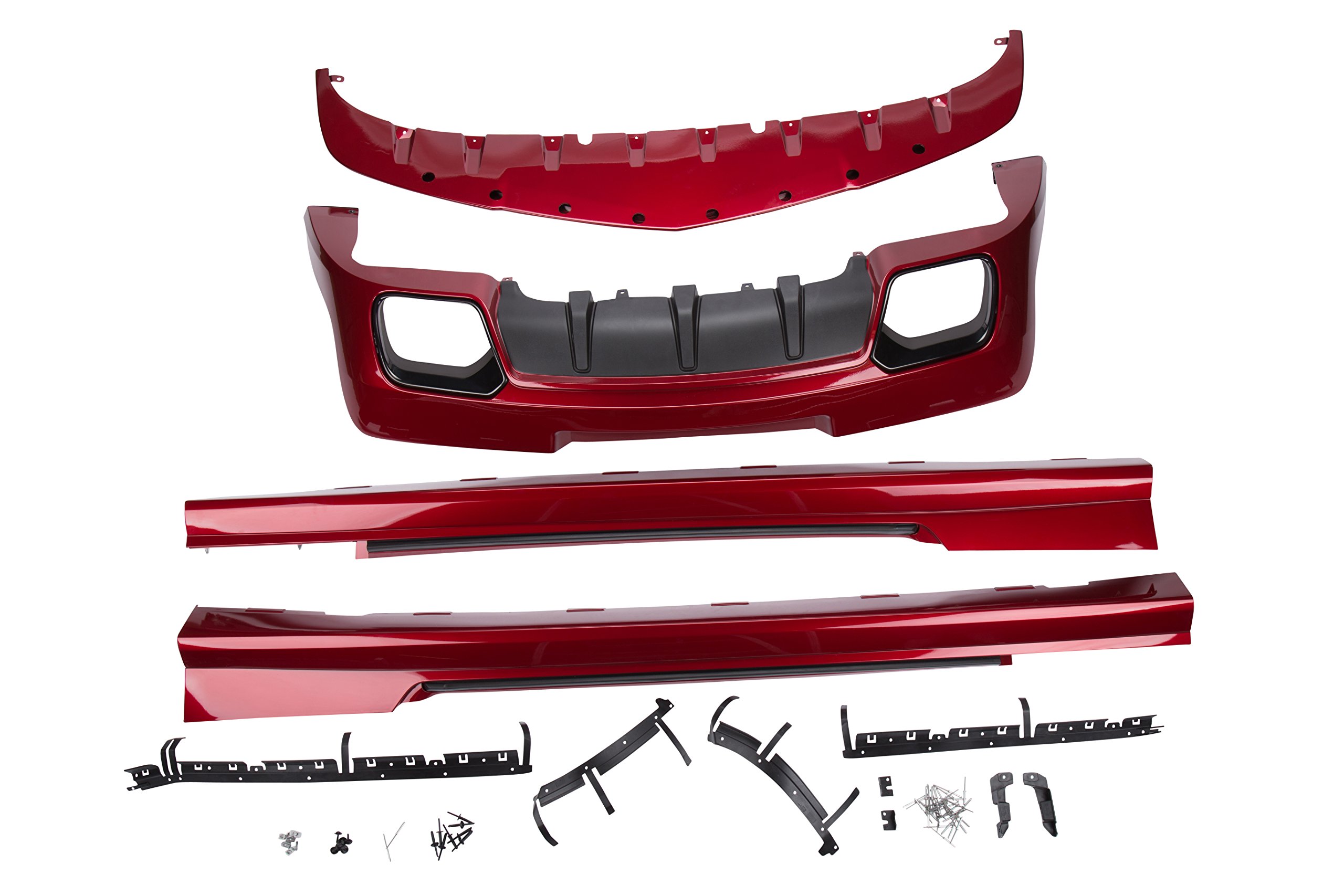 GM Accessories 22986825 Ground Effects Kit in Crystal Red Metallic for LT Models with Performance Exhaust