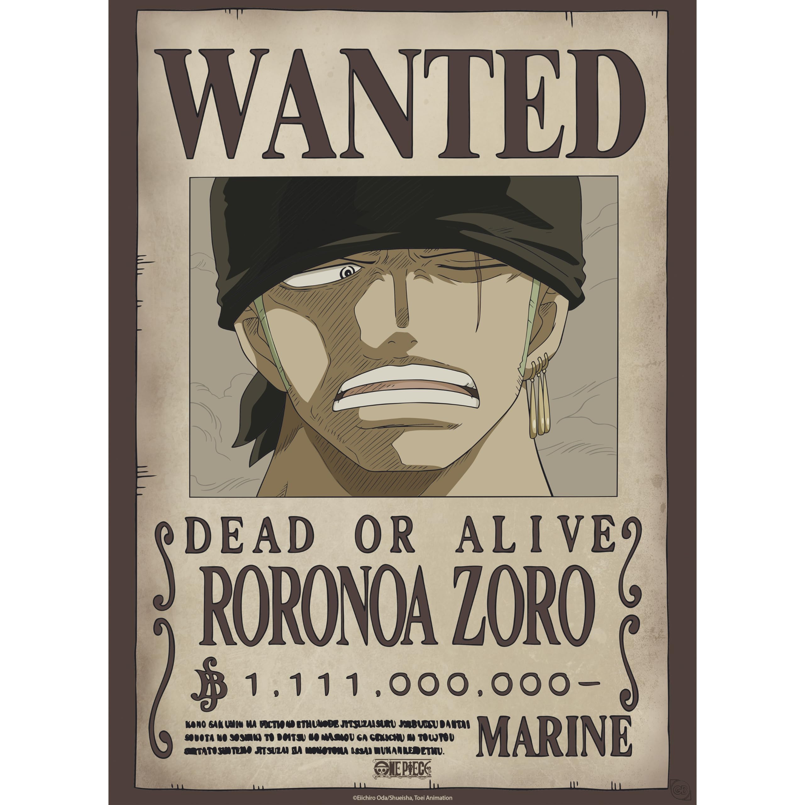 GB eye - Set di un pezzo 2 poster di Chibi desideravano Rufy & Zoro