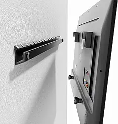 Auoace Suporte de parede para TV sem parafuso para TVs de 22 a 55 polegadas, suporte para Smart TV de drywall inclina até 5°, suporte de TVs sem pinos de perfil baixo, fácil de instalar no quarto