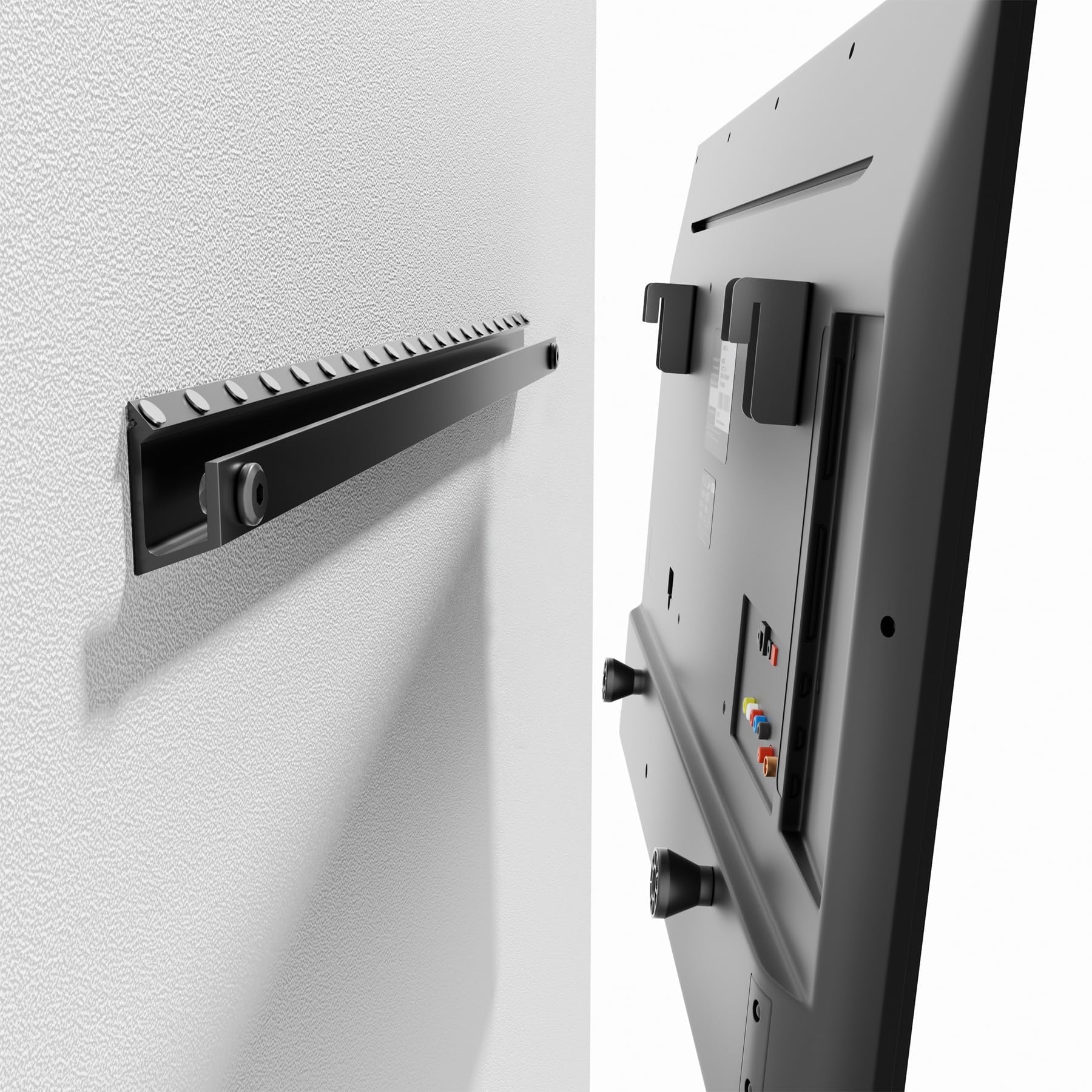 Auoace No Drill TV Wall Mount for 22 to 55 inch TVs Drywall Smart TV Bracket Tilts Up