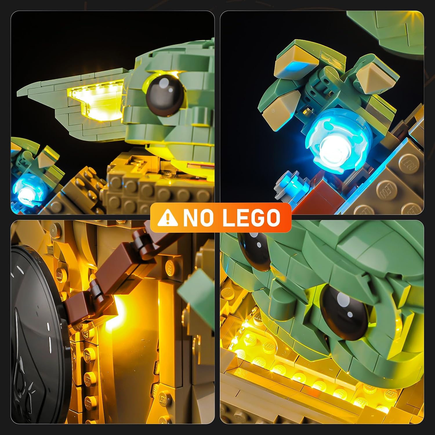 LIGHTAILING Led Light for Lego-75446 Star Wars Grogu (Mandalorian Apprentice) - Easy Install, Hidden Wiring, Home Decor & Gift-Ready (Model Not Included)