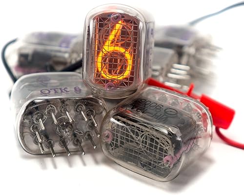 6 unidslote NOS Vintage NEON Nixie tubo IN-12 IN-12A