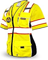 Vista 9 de KwikSafety - Charlotte, NC - Men's & Women's Class 3 Safety Vest PPE Hi Vis Reflective ANSI OSHA