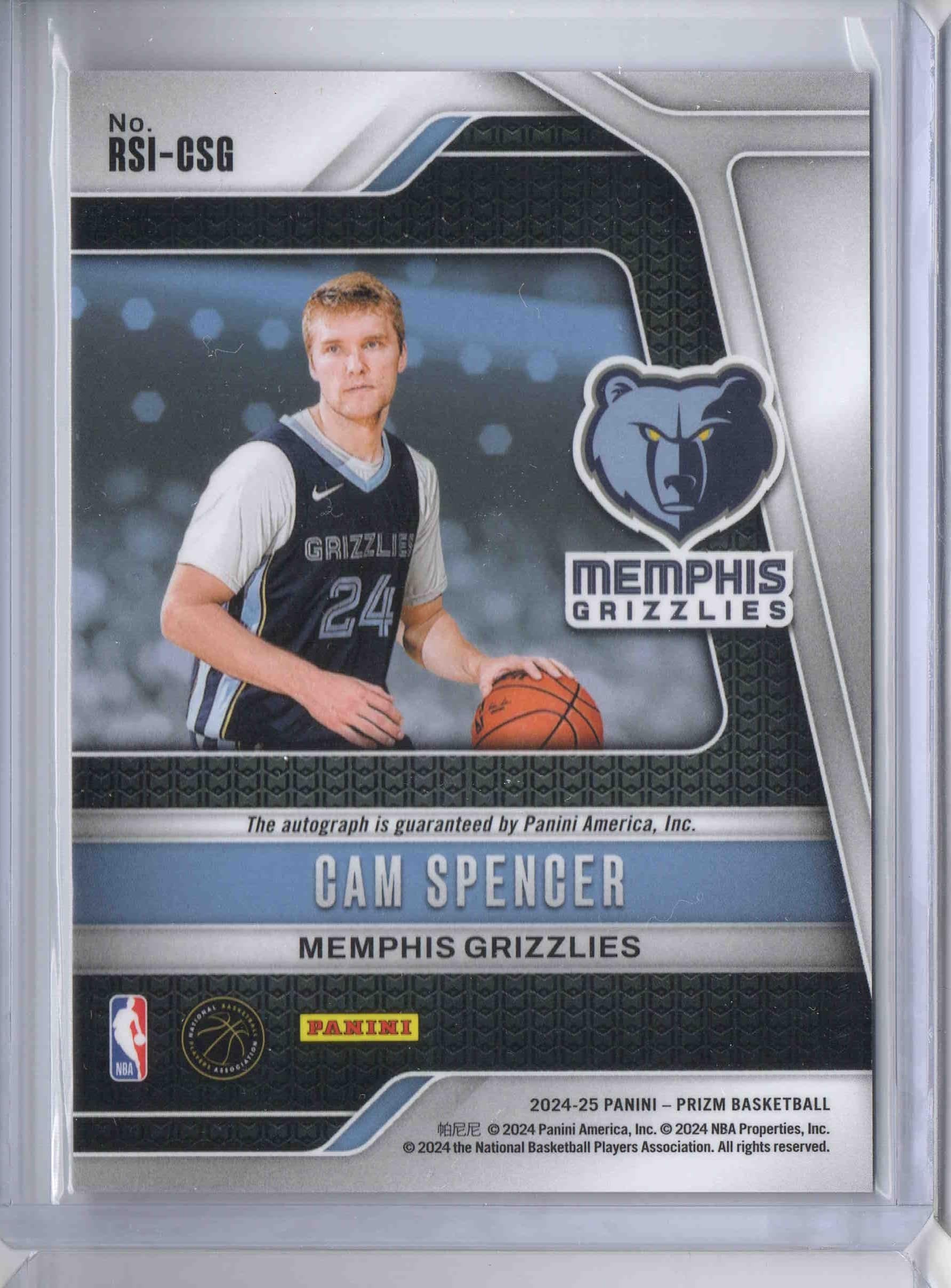 Amazon.com: 2024-25 Trading Card Prism Rookie Signatures #46 Cam