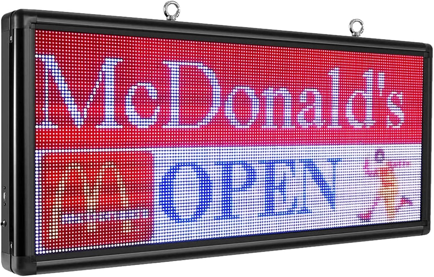 Programmable Scrolling LED Sign 40" x 18" for Outdoor WiFi