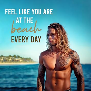 Sea Salt for Men Hair Texture Adds Instant Volume, Texture & Thickness, Lightweight Hair Salt for Natural, Textured Look, Achieve Effortless Beach Waves & All-Day Hold 6,8 fl oz
