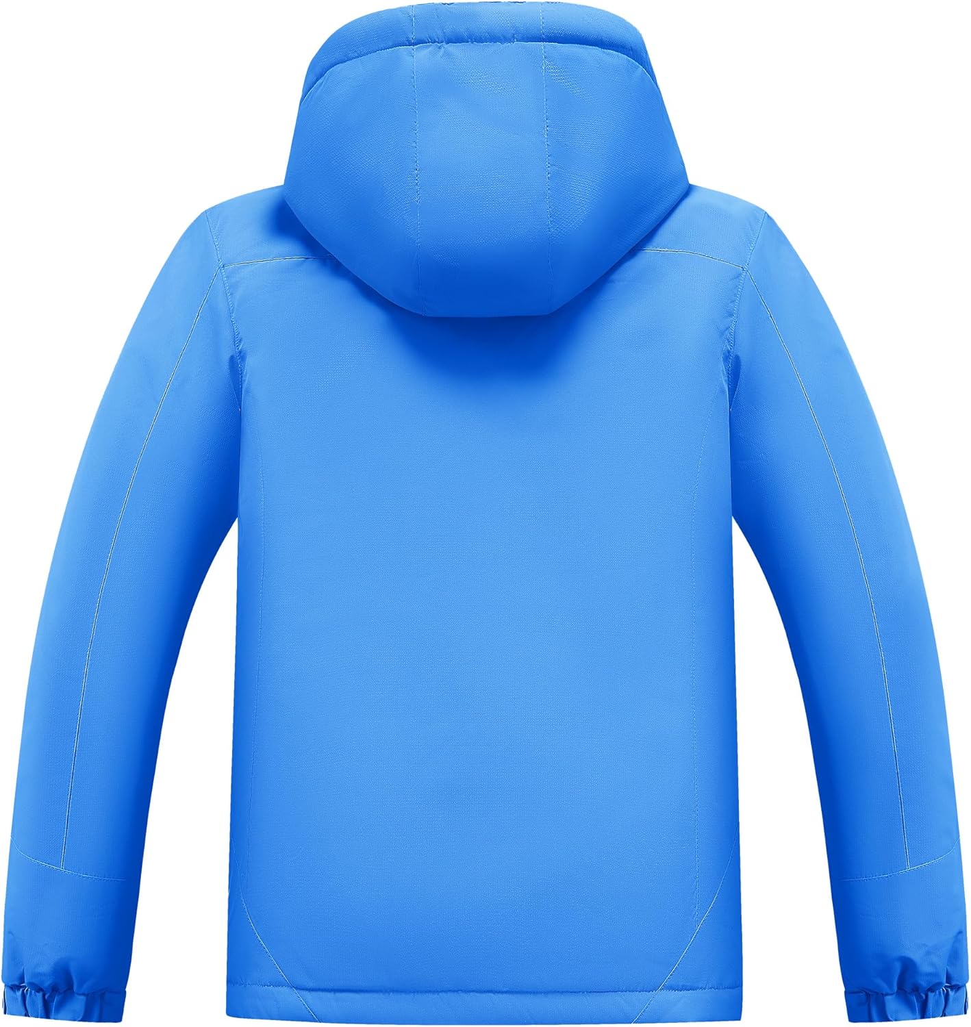 Kid's Waterproof Ski Jacket Warm Fleece Lined Hooded Boy's and Girl's Winter Jacket Breathable Removable Coat - Image 2
