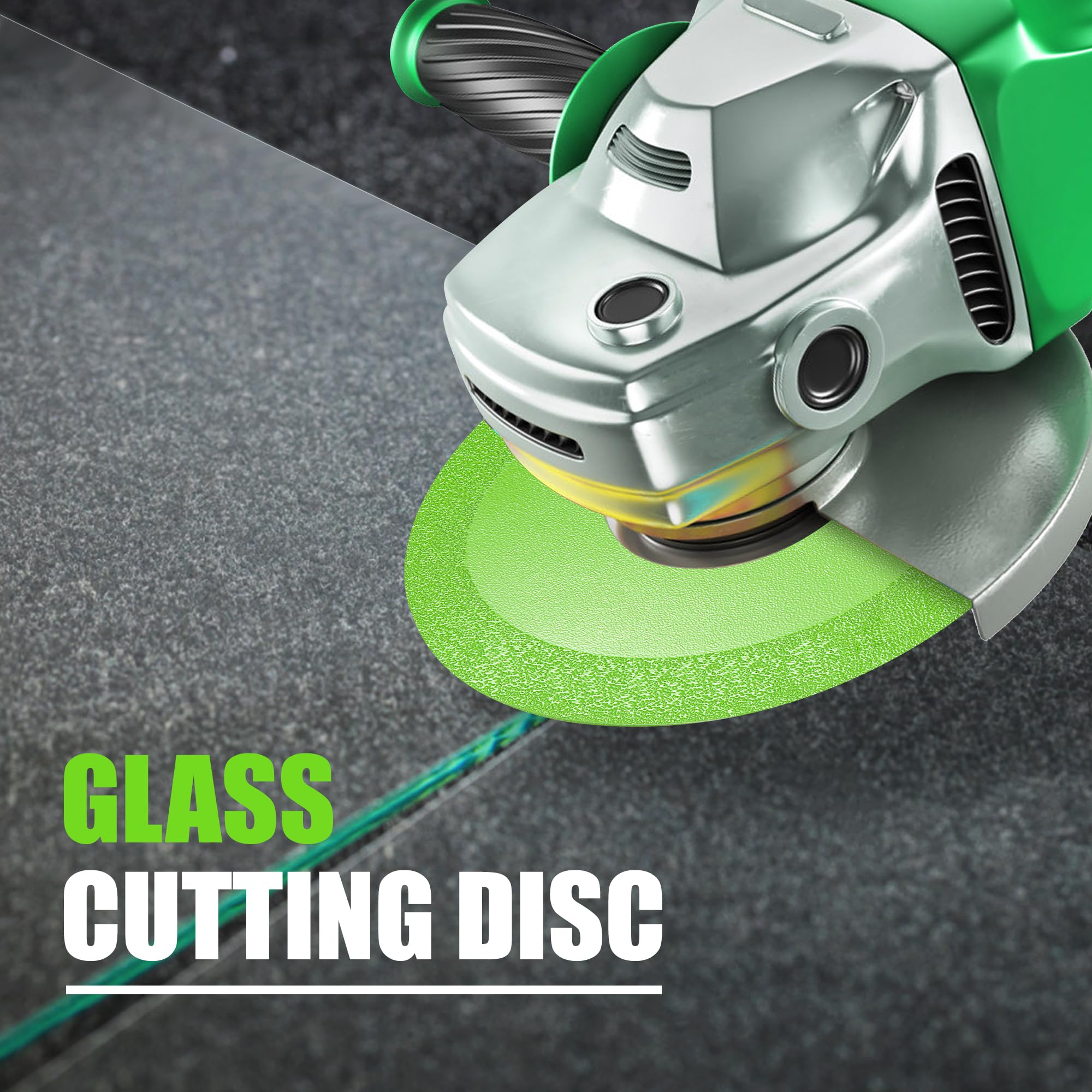 Yuiturt Lot De 2 Disques Diamantés Pour Coupe De Verre 125mm