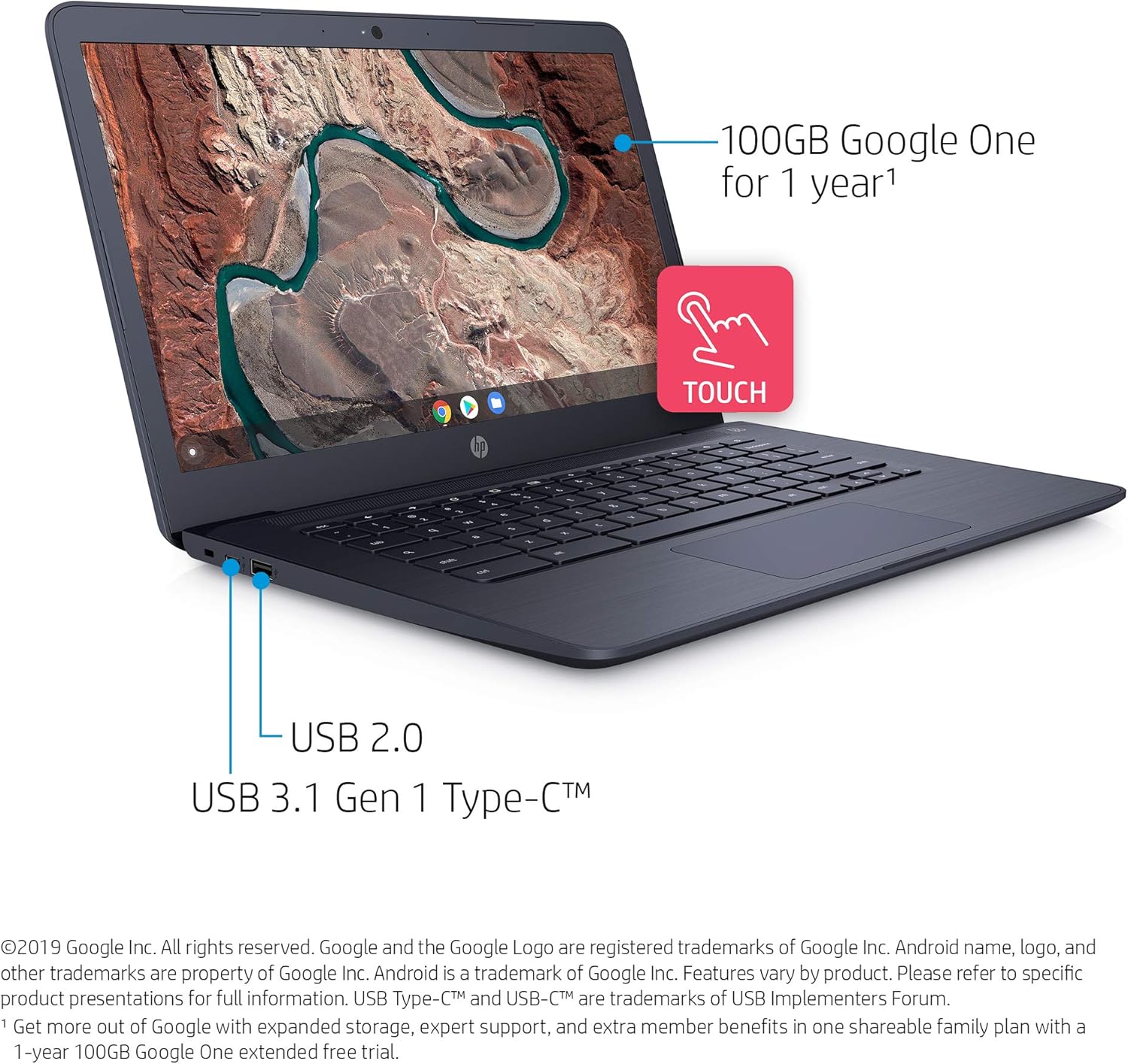 Gеt Dіѕсоunt оƒƒеr HP Chromebook 14-inch Laptop with 180-Degree -Hinge, Touchscreen Display, AMD Dual-Core A4-9120 Processor, 4 GB SDRAM, 32 GB eMMC Storage, Chrome OS (14-db0090nr, Ink Blue)