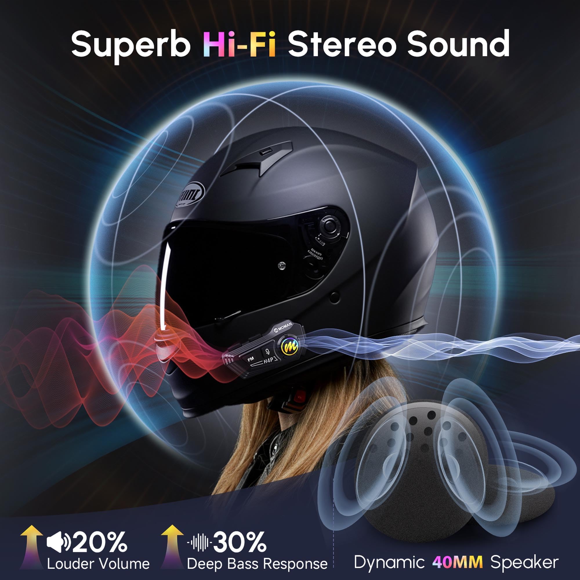 H4P Moto Edition Auricolare Bluetooth