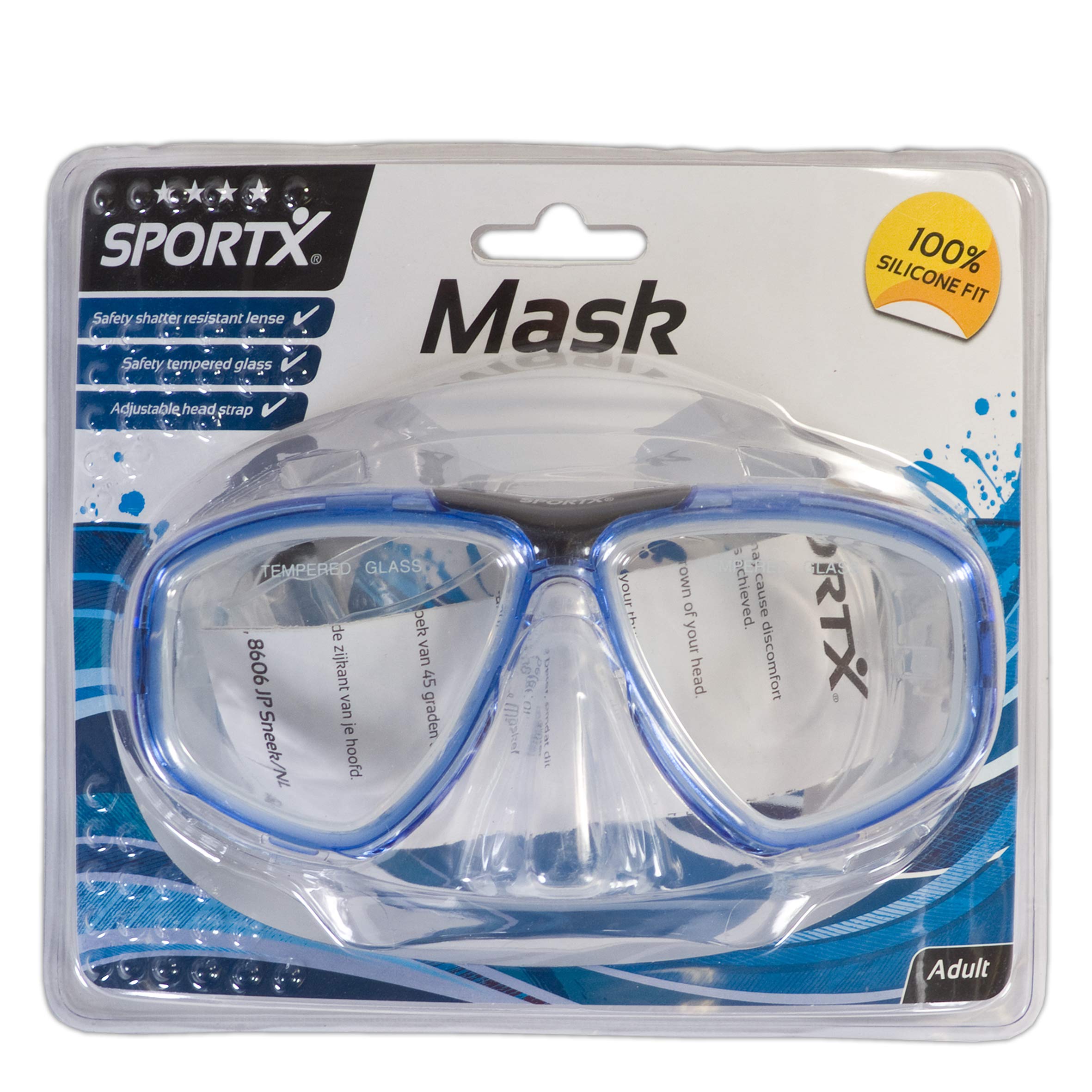 ダイビング　マスク Amazon | Sportx 男女兼用 エクセレントシュウィムマスク マルチ