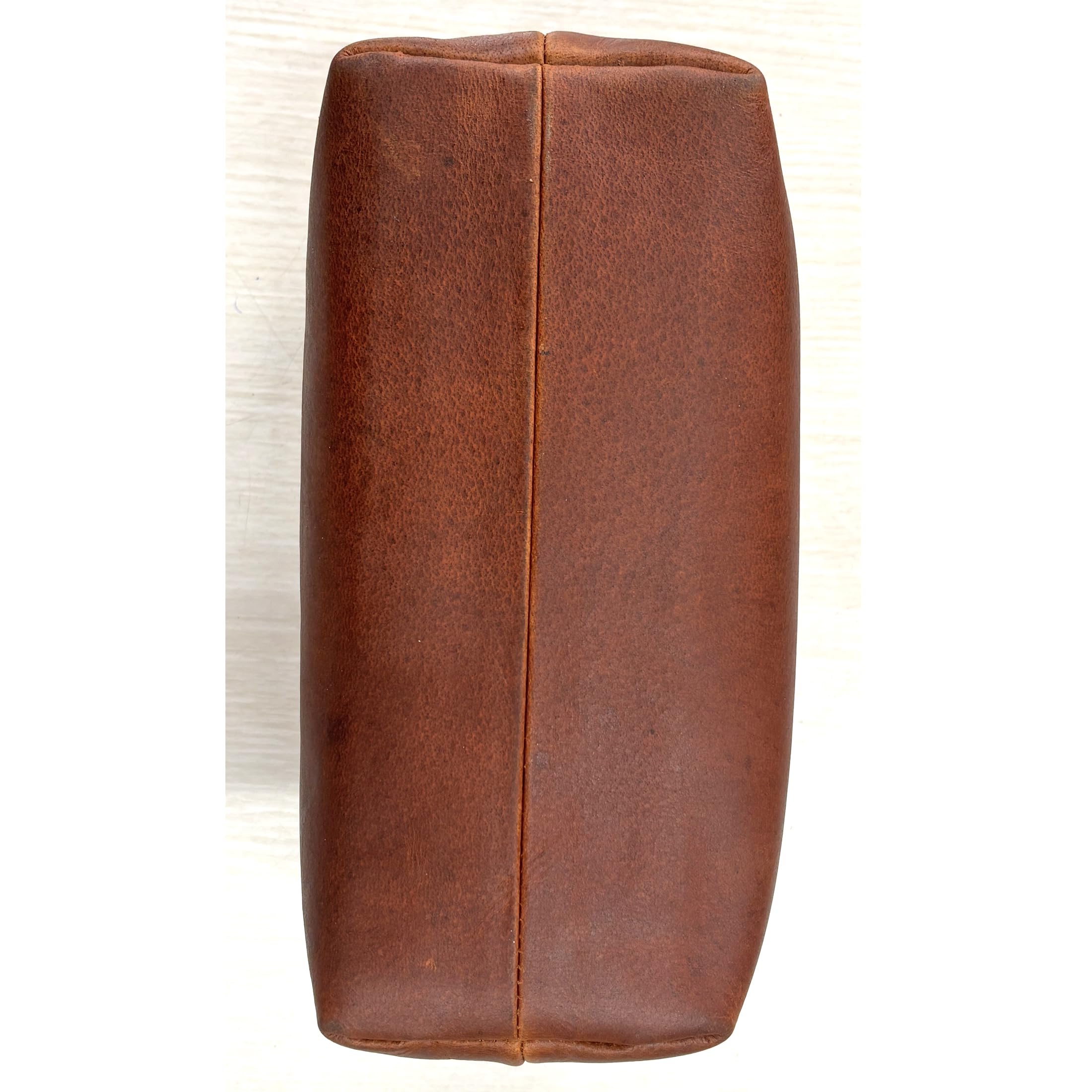 Neceser de piel auténtica para hombre – Kit Dopp organizador de viaje con cierre de cremallera – Bolsa de afeitado y aseo resistente al agua para viajes, gimnasio y viajes de negocios