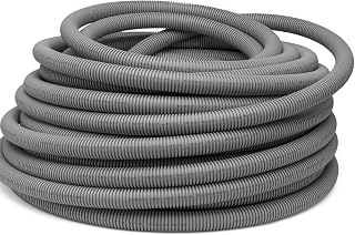 3/4" ENT PVC Electrical Nonmetallic Tubing, 100FT Smurf Tube Flexible Conduit, UL Listed, Concrete Direct Burial Rated