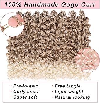 Amazon.com : 18 Inch Gogo Curl Crochet Hair 8 Packs Curly Crochet