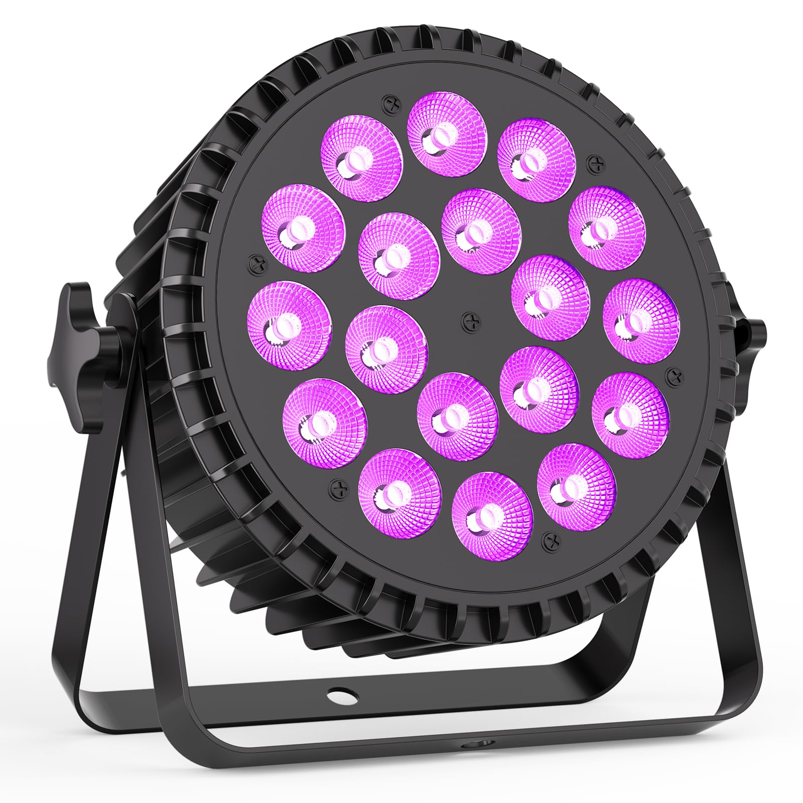 200 W UV+RGB 18 LED Par Oświetlenie sceniczne Oświetlenie dyskotekowe DMX512 na imprezę, DJ-a, występy, bary, Halloween, Boże Narodzenie