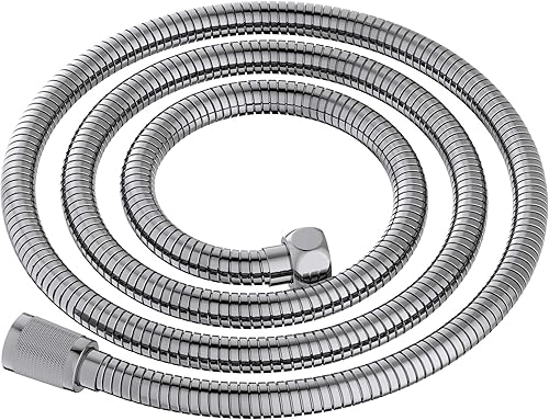 Miniatura 7 de KIBI Manguera de ducha de 59 pulgadas, accesorio flexible extra largo para cabezal de ducha, extensión de manguera de ducha de mano de repuesto (oro