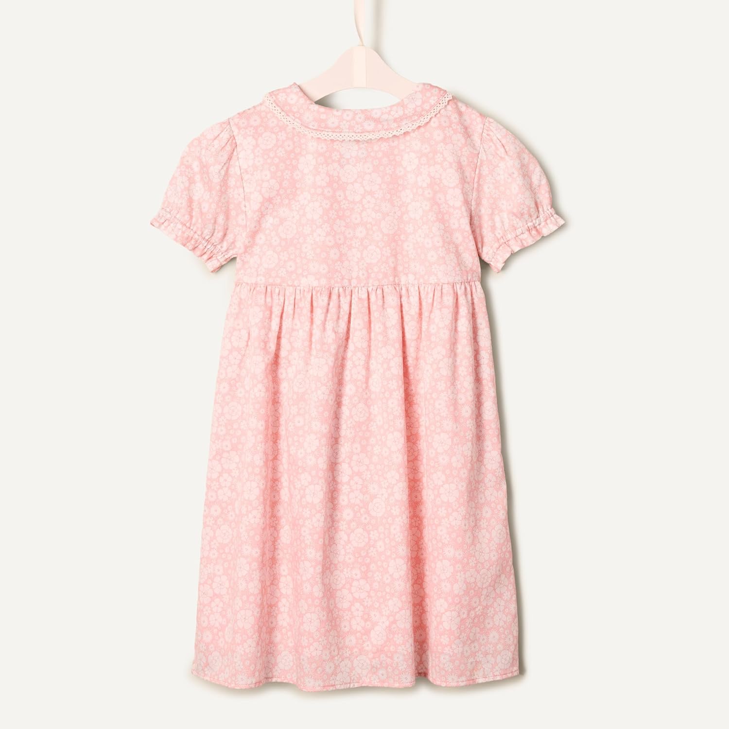 Amazon Essentials x Sofia Grainge Toddler and Baby Girls' Cotton Sateen Dress with Collar - Image 6