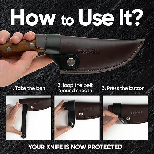 Miniatura 21 de Matsato Cuchillo de chef, cuchillo de cocina perfecto para cocinar, picar. Cuchillo de acero japonés para el hogar, barbacoa. Para equilibrio