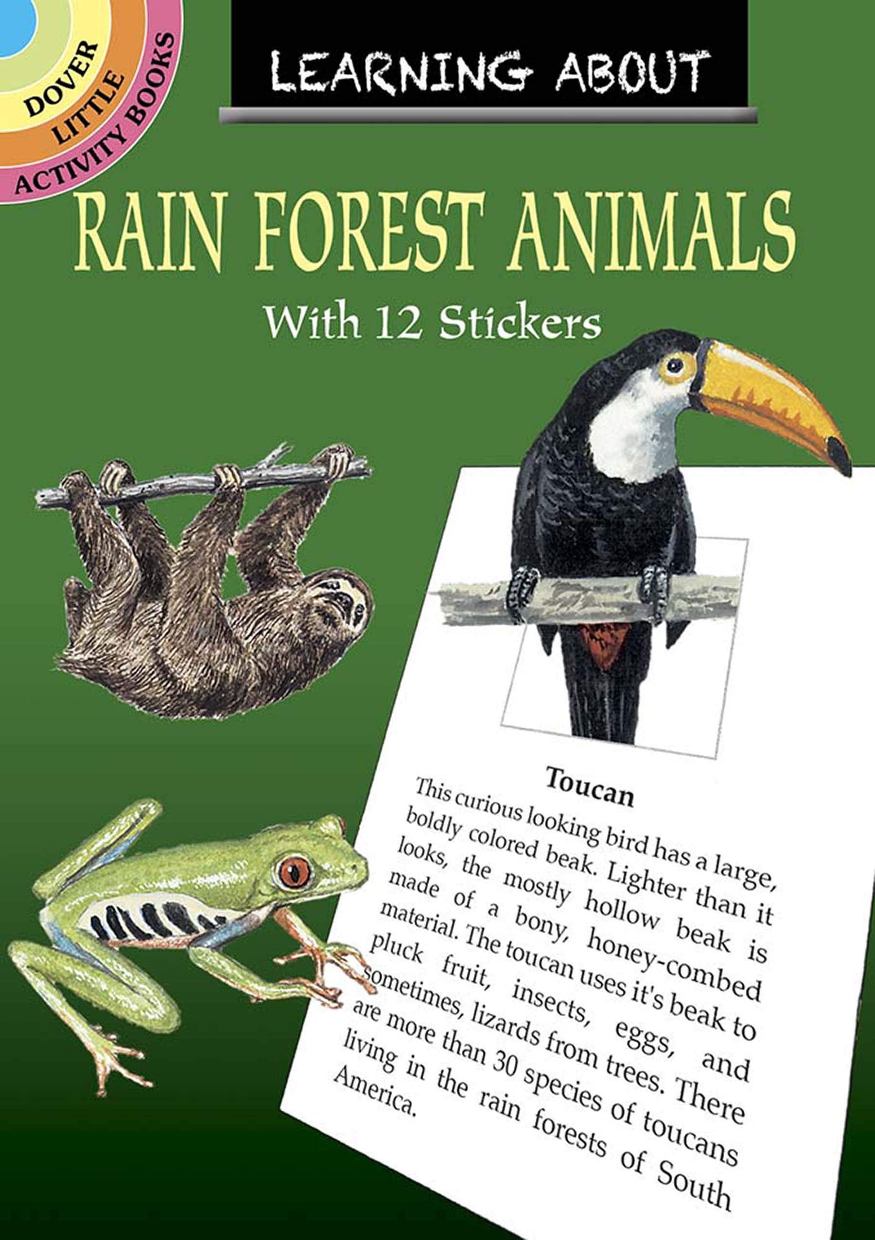 Learning About Rain Forest Animals (Dover Little Activity Books: Animals)