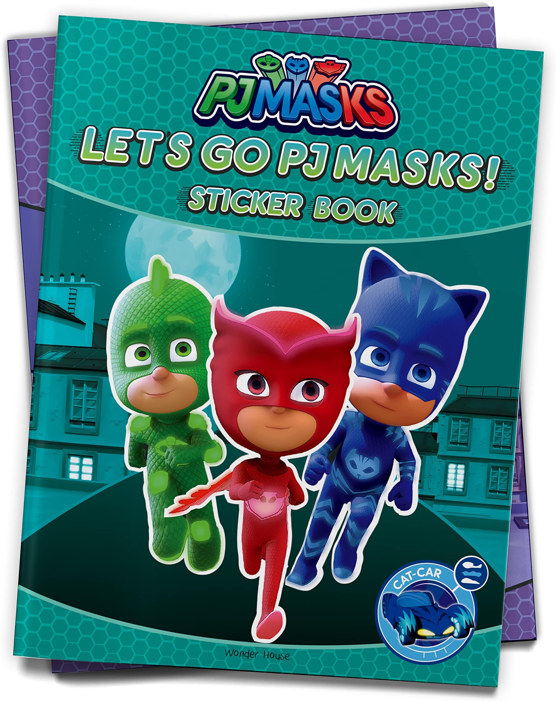 Let’s Go PJ Masks – Sticker Book Fun Activity Book for Kids | 100+ Stickers & Puzzles | Ages 3–6 | Join the Heroes for 2 Hours of Learning Adventure