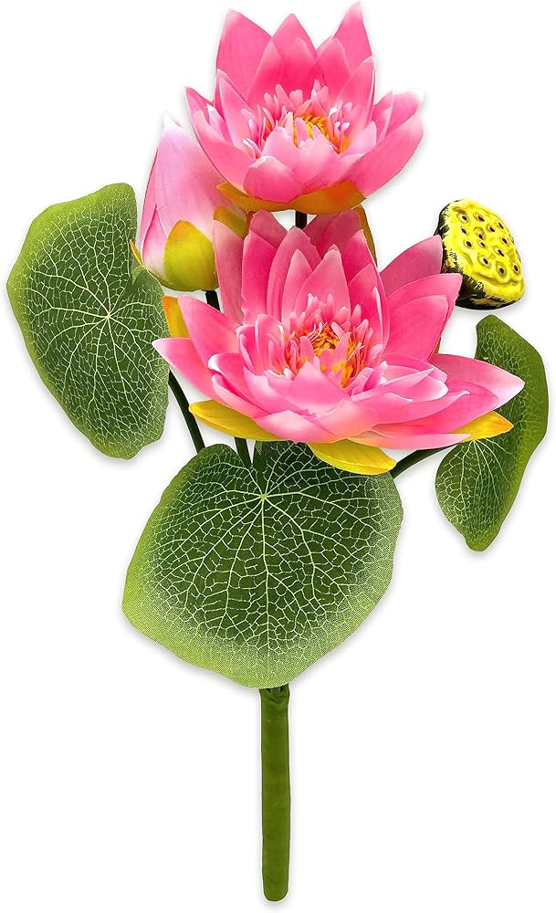 ♛* ボリュームあります♬ 定番の “蓮”より華やか♡ “睡蓮” の造花 仏花♤ ♛* ボリュームあります♬ 定番の “蓮”より華やか♡ “睡蓮” の造花 仏花♤