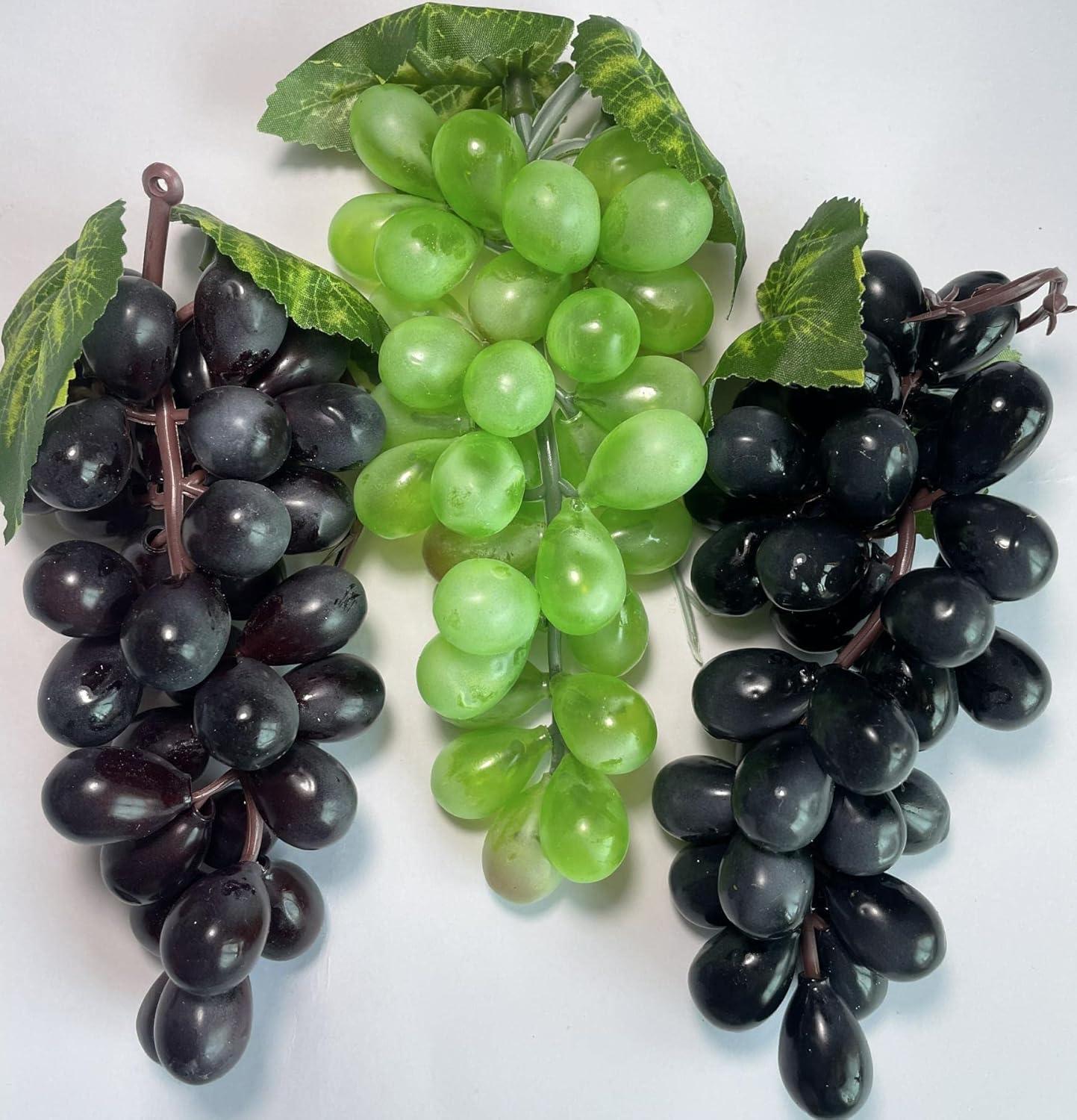 3 Bunches Mix Colors Lifelike Artificial Grape Fake Grape