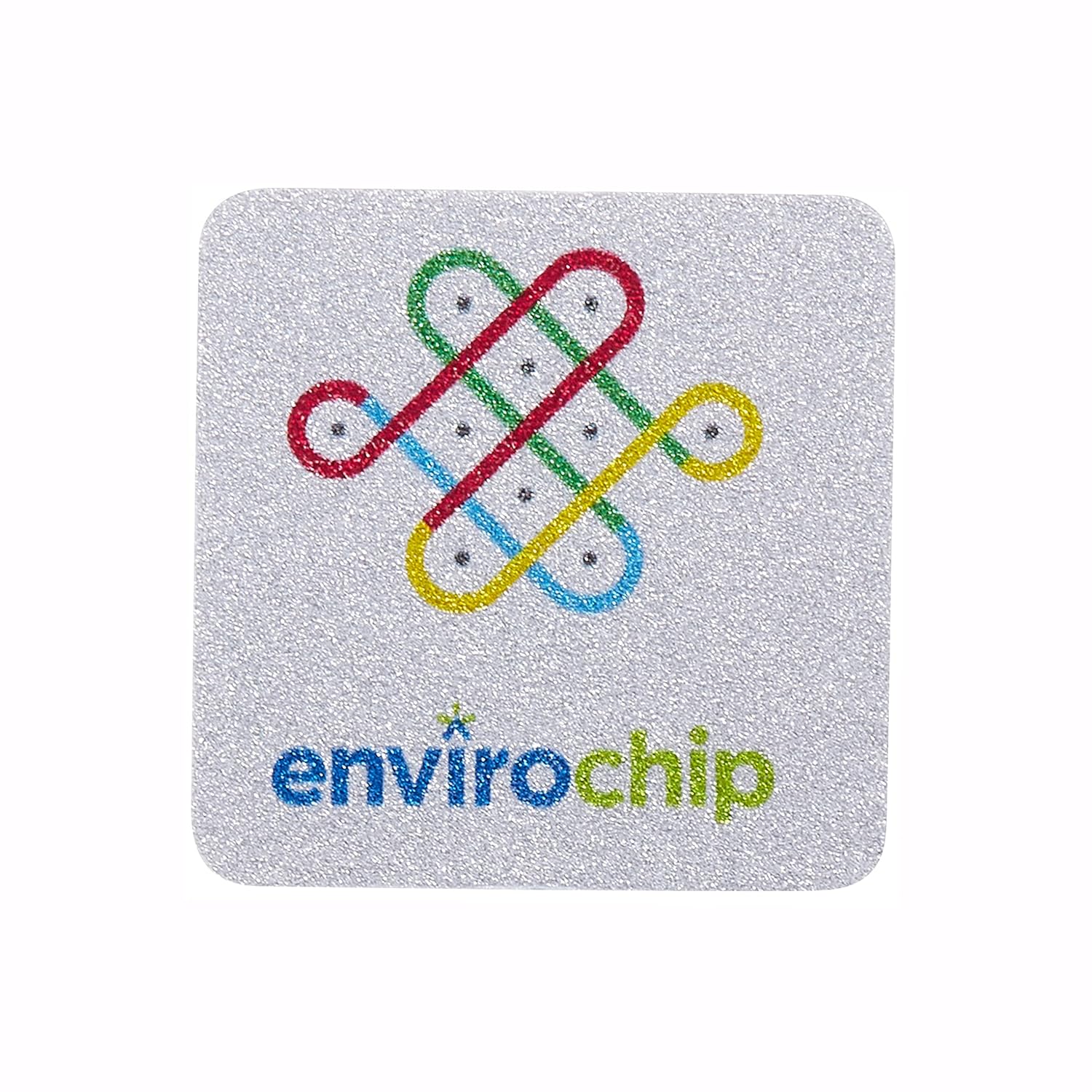 Envirochip Clinically Tested Patented Technology for Tablet, WiFi Router and PC Monitor | Reduces Stress | Kolum Design Spiral Silver