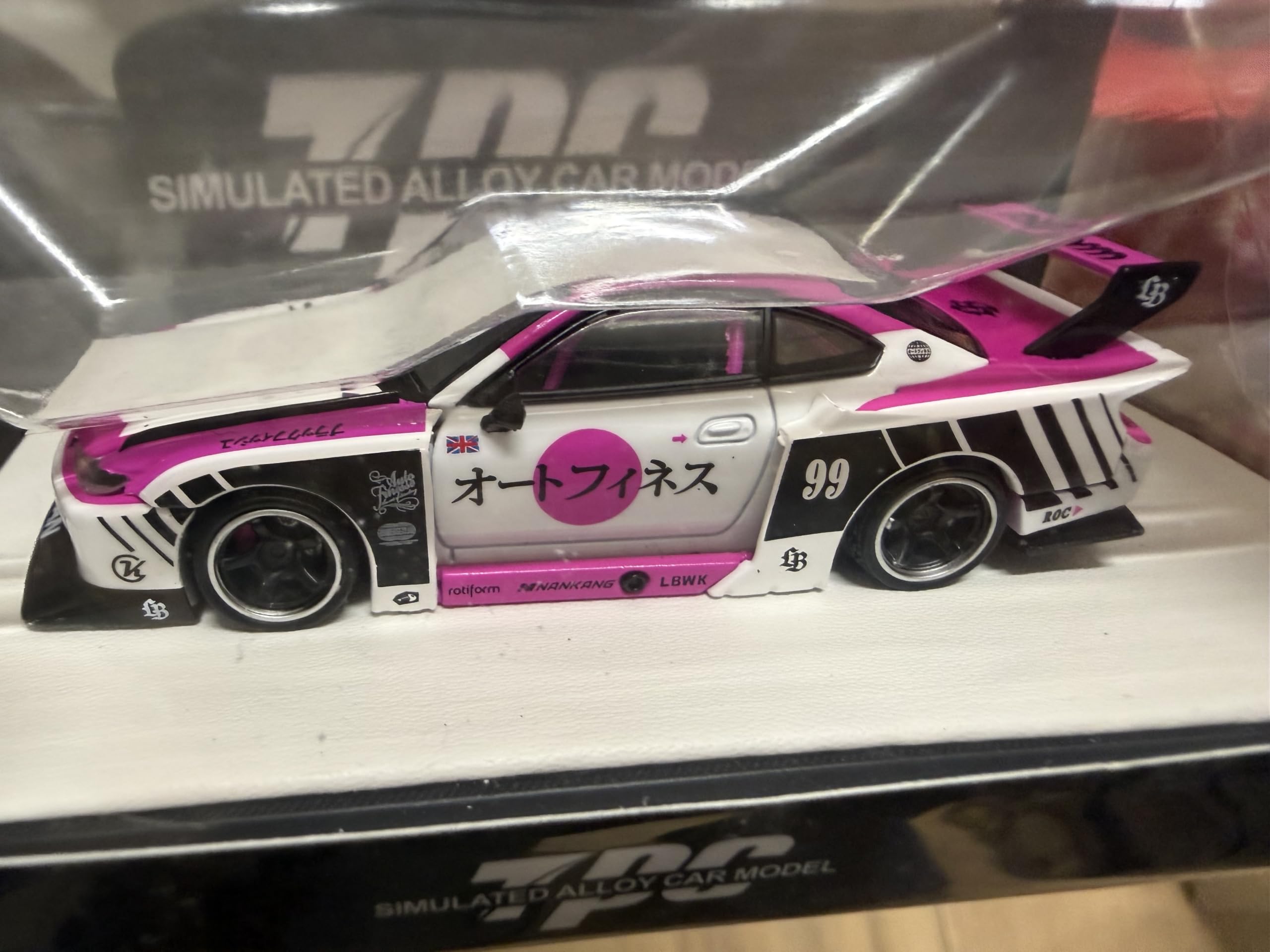 Amazon | 1/64 TPC 日産 s15 LBWK 白/ピンク [並行輸入品