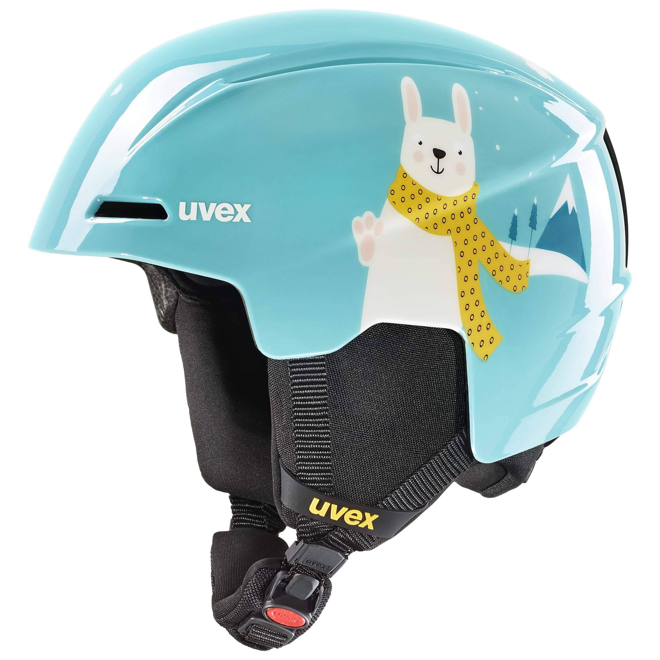 uvex viti, casco da sci Unisex bambino, turquoise rabbit, 46-50 cm