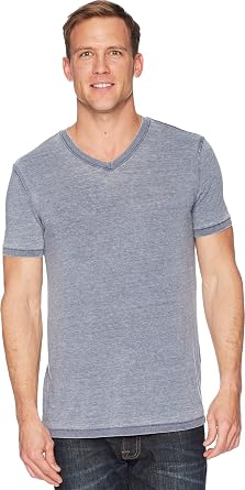 Lucky Brand Men's Venice Burnout V Neck Tee