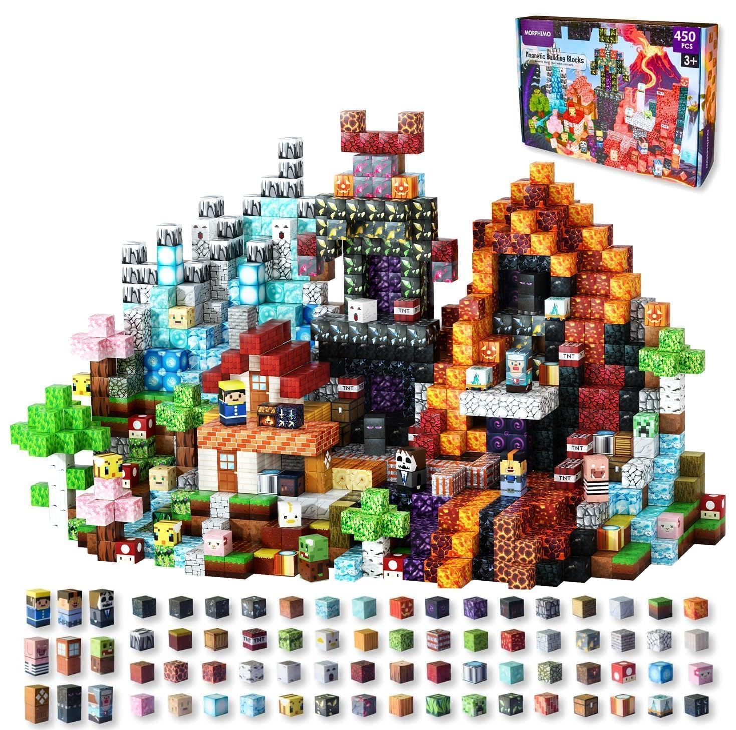 MORPHIMO 450 PCS Magnetic Building Blocks Set