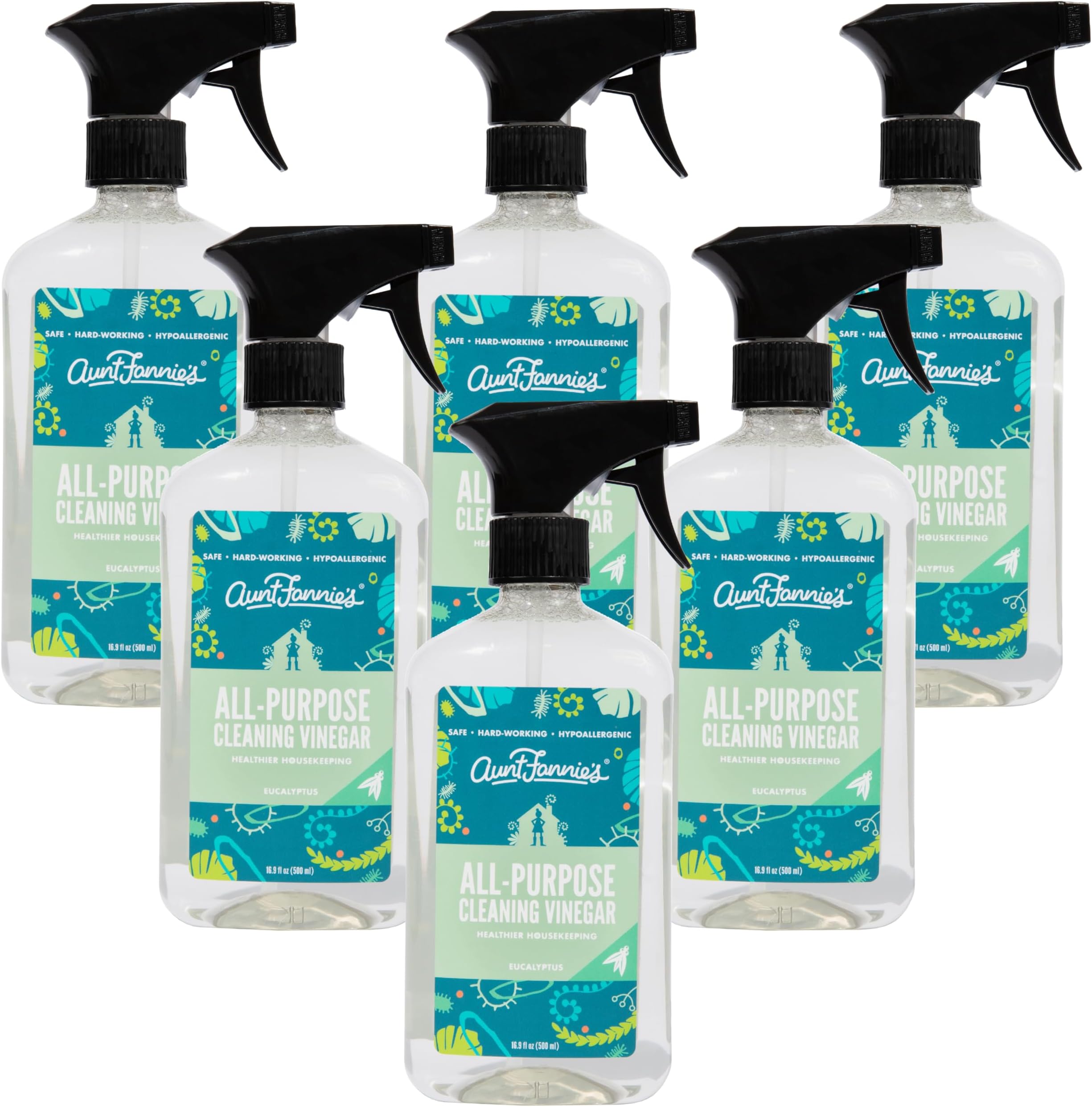 Aunt Fannie's Lot De 35 Lingettes De Nettoyage Naturelles Au Vinaigre