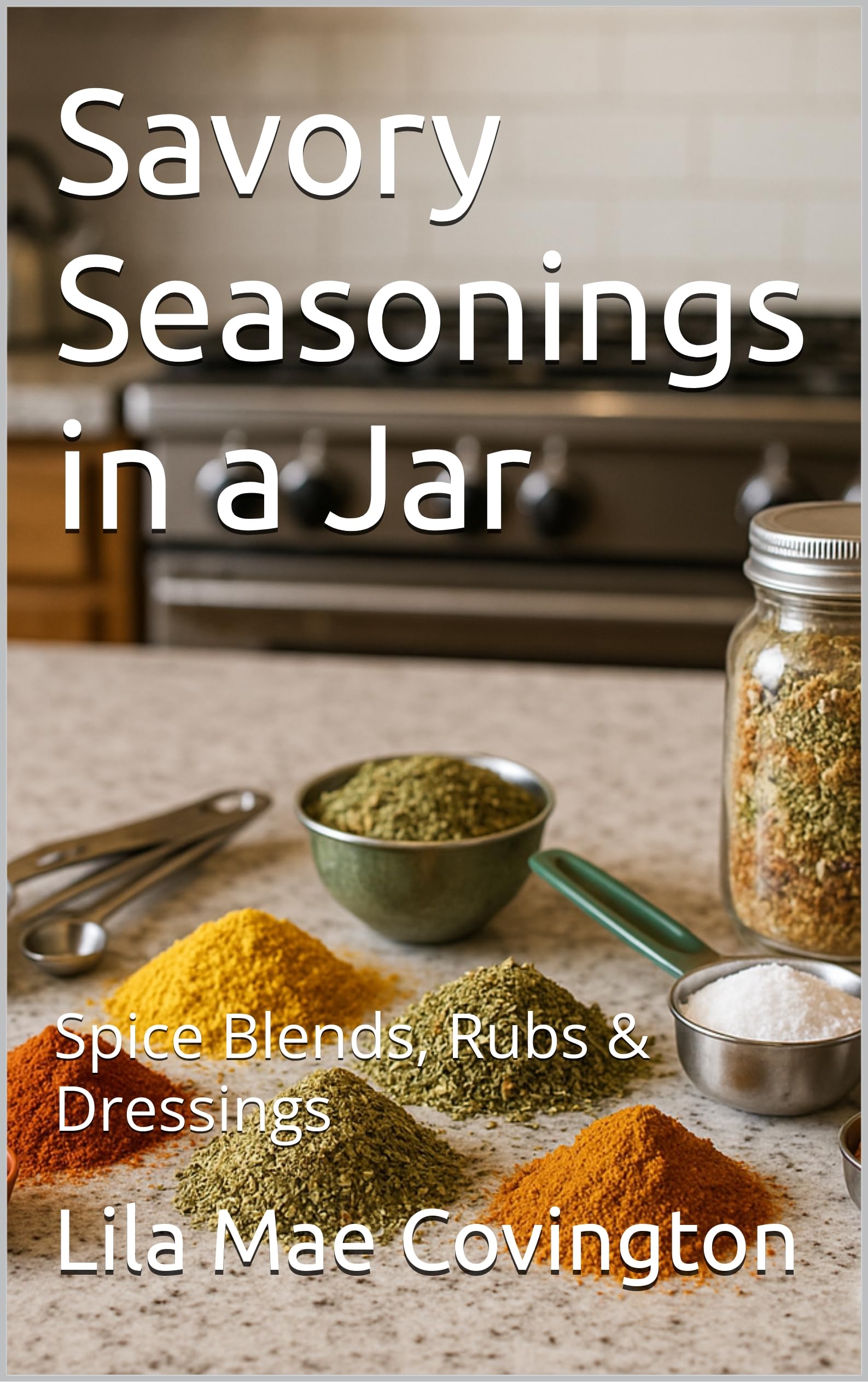 Savory Seasonings in a Jar: Spice Blends, Rubs & Dressings (Sizzling Sauces & Condiments Book 25)