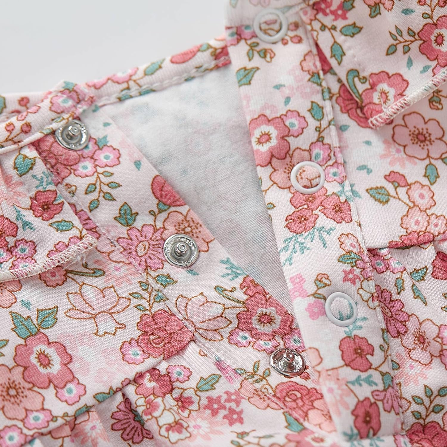 pureborn Baby Romper Bodysuits 2-Pack Unisex Soft Cotton One-Piece Outfit for Infant Boys Girls 0-24 Months - Image 5