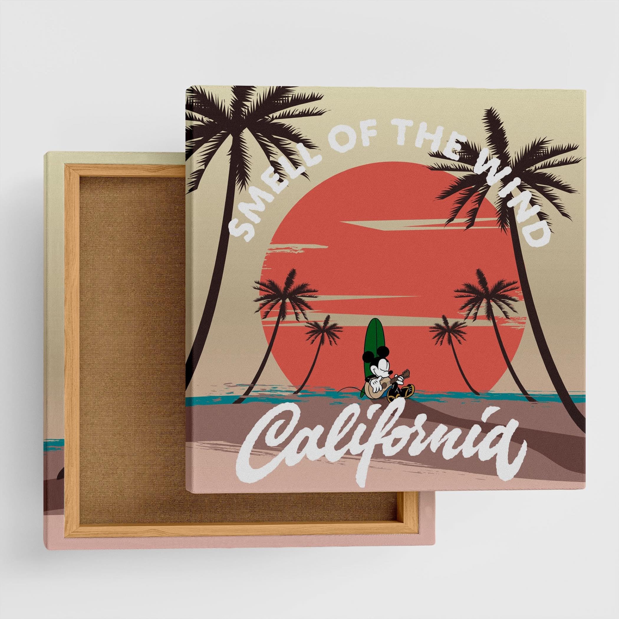 ビンテージ80s DISNEY ポスターアートパネルディズニーミッキー